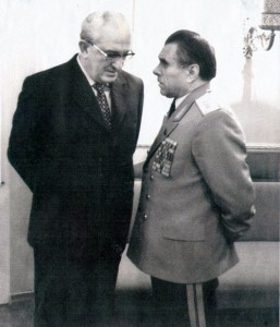 Ю.В.Андропов и министр внутренних дел СССР Н.А.Щелоков