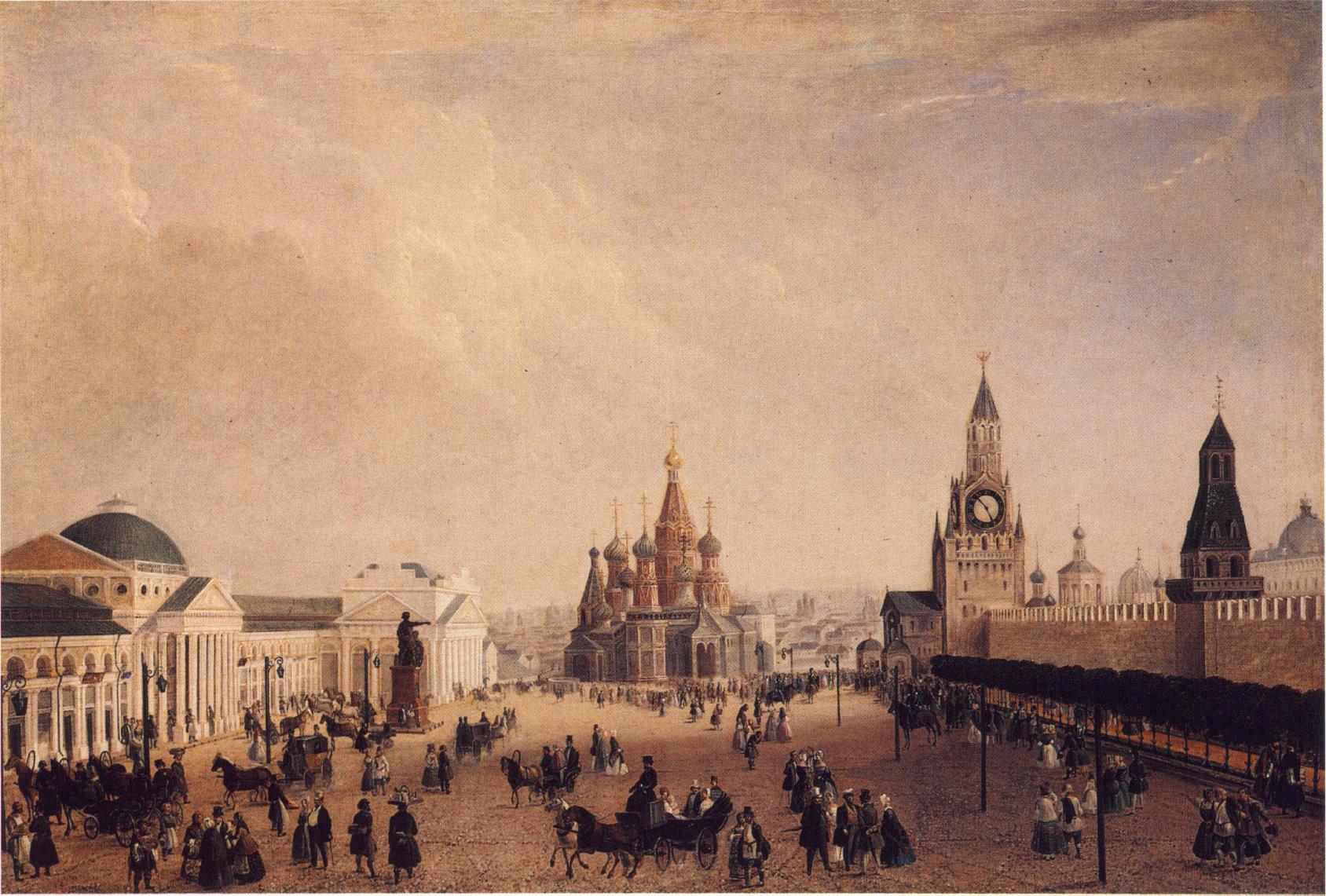 1820-е. Красная площадь. Москва в живописных работах и графике