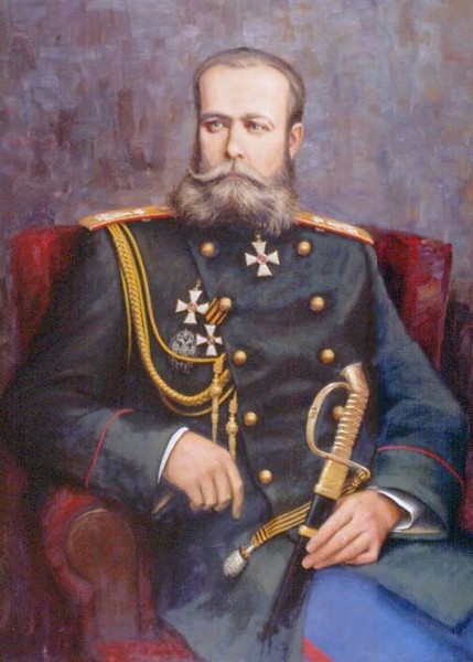В. Мирошниченко. Портрет генерала М.Д. Скобелева