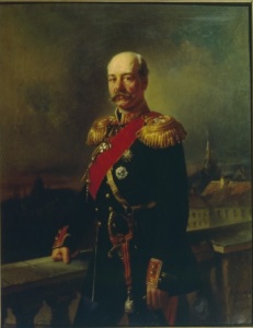 Маковский К.Е. (1839-1915). Портрет К.П. Кауфмана. 1866 г. Х., м.