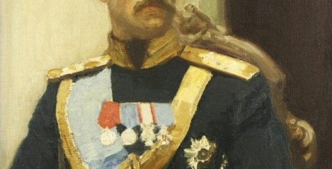 Илья Репин Великий князь Михаил Александрович (этюд). 1901 г.