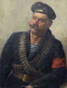 Бучкин Петр Дмитриевич (1886—1965) "Портрет революционного матроса.