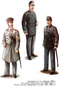Форма полиции (1859-1884). Форма обмундирования полиции Российской Империи