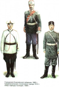 Форма полиции (1884-1908). Форма обмундирования полиции Российской Империи