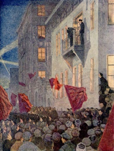 Моравов. Ленин на митинге в 1917 году.