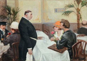 Худ. Иван Владимиров. Гранд-отель «Европа», 1923