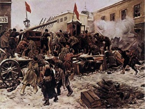 И.А.Владимиров "Баррикадные бои на Пресне" 1906 г.