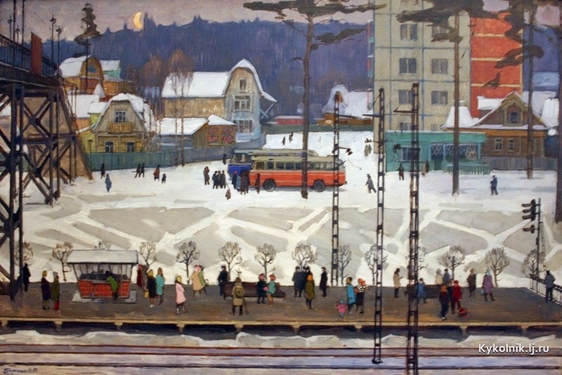 Биткин Евгений Петрович (Россия, 1932) «Пригород»