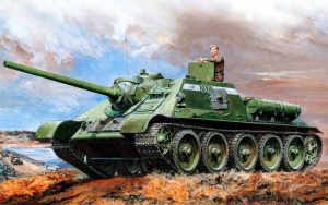  Советская самоходно-артиллерийская установка СУ-85