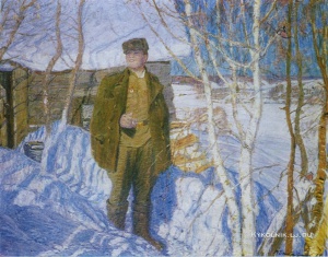 Дмитриевский Виктор Константинович (Россия, 1923–2006) «Дома»