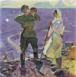 Рустамов Джангир Махмудович (1926) «На мирной земле» 1965