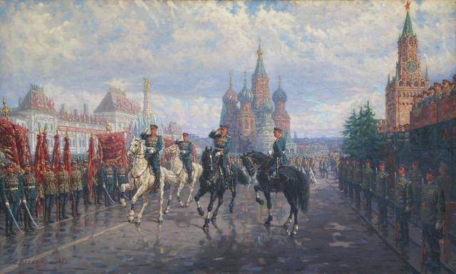  Сергей Николаевич Богаткин. Парад Победы, 1947