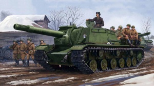 Советская тяжелая самоходно-артиллерийская установка ИСУ-152 (Vincent Wai)