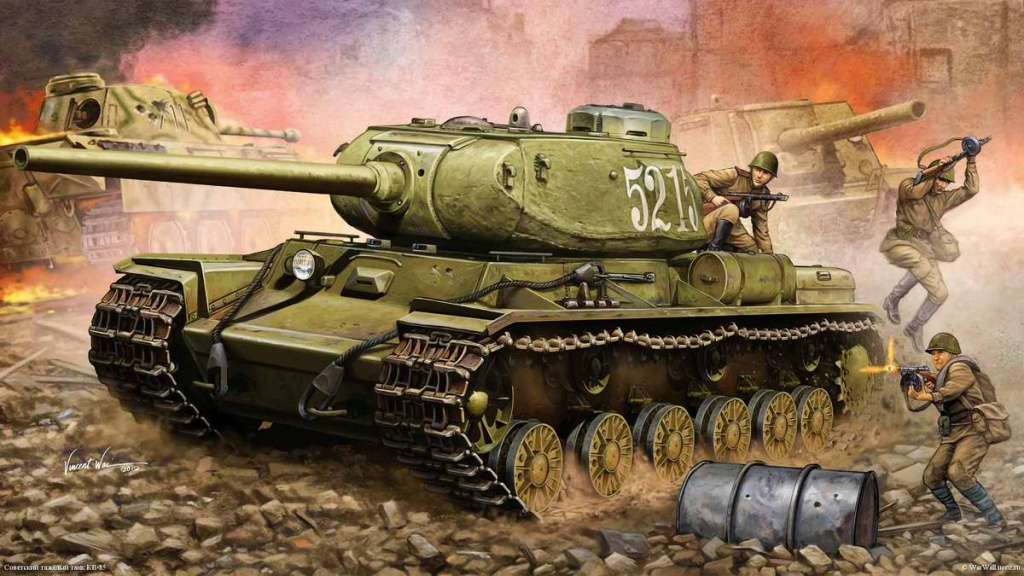 Советский тяжелый танк КВ-85 (Vincent Wei)