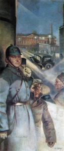 Шухмин Петр Митрофанович (1894-1955) «Милиционер на посту» 1932