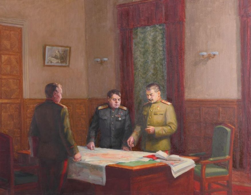 Лаврухин Юрий. И.В. Сталин и А.М. Василевский в дни войны.