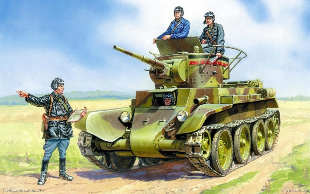 Жирнов Андрей. Легкий танк БТ-7.