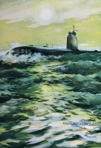 Бабановский Андрей Игоревич (1931-1995) «Атомная подводная лодка» 1972