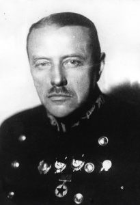Заместитель наркома ВМФ СССР по кораблестроению и вооружению, адмирал Галлер Л.М. (портрет). 1940