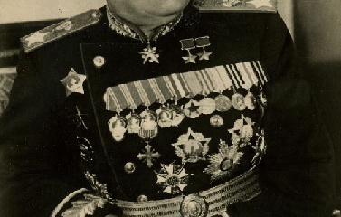 Портрет маршала Советского Союза А.М. Василевского в кресле