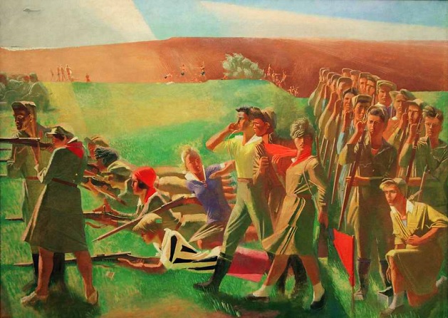 Военизированный комсомол - Александр Самохвалов (1933 год)