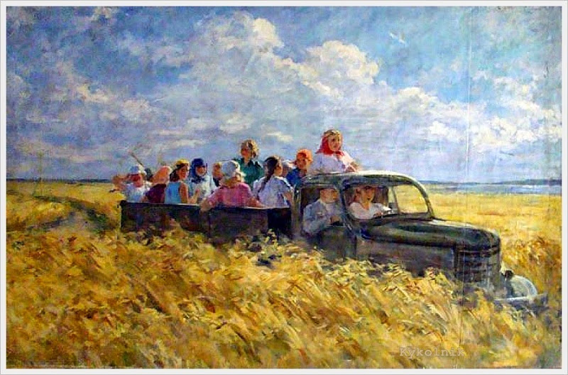 Шемякин Михаил Михайлович (Россия, 1908-2003) «На работу» 1952