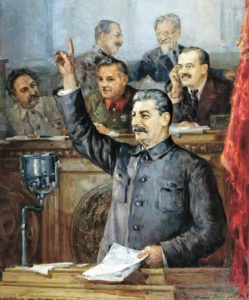 Доклад Сталина на Чрезвычайном VIII съезде Советов о проекте Конституции СССР 25 ноября 1936 года - Федор Модоров (1938 год)